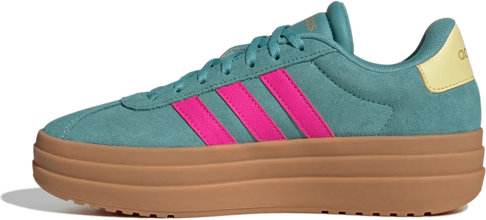 adidas VL Court Bold Powder Teal Shock Pink Powder Yellow (Women's)