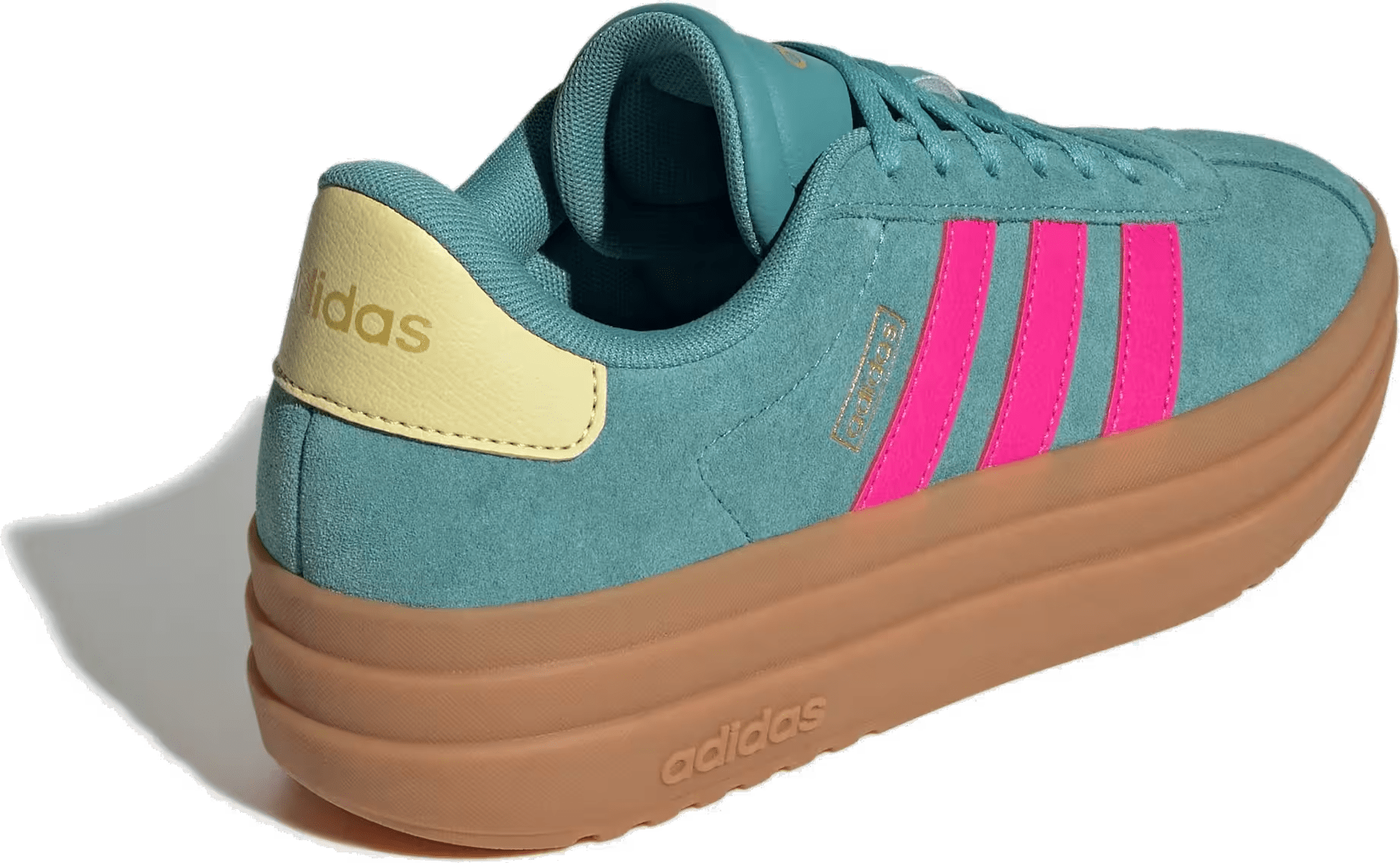 adidas VL Court Bold Powder Teal Shock Pink Powder Yellow (Women's)