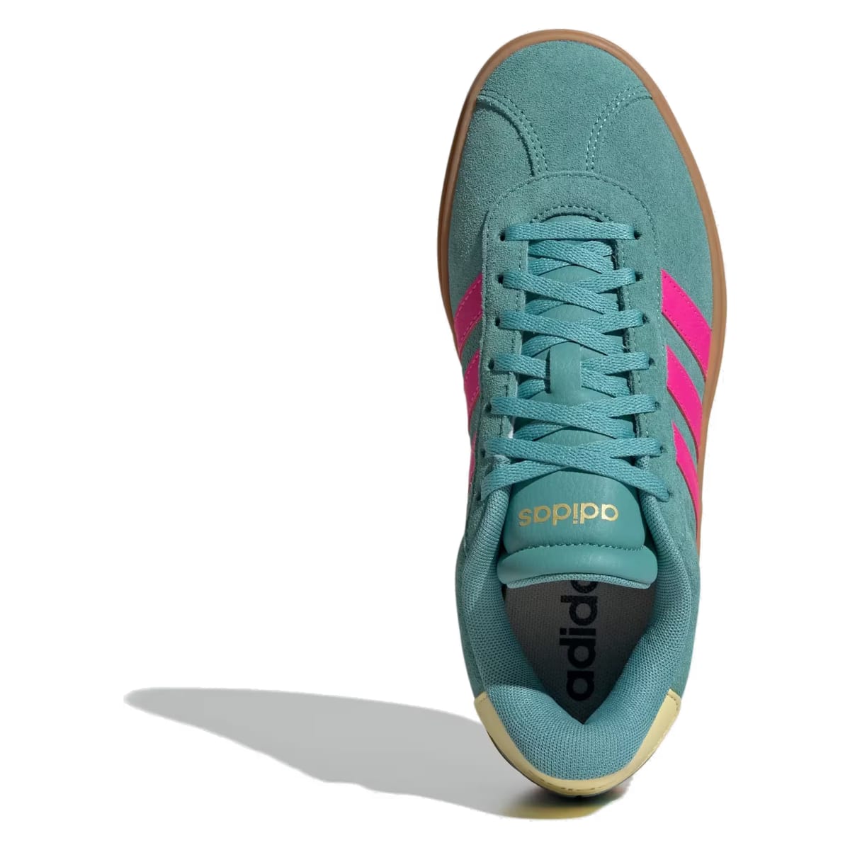 adidas VL Court Bold Powder Teal Shock Pink Powder Yellow (Women's)