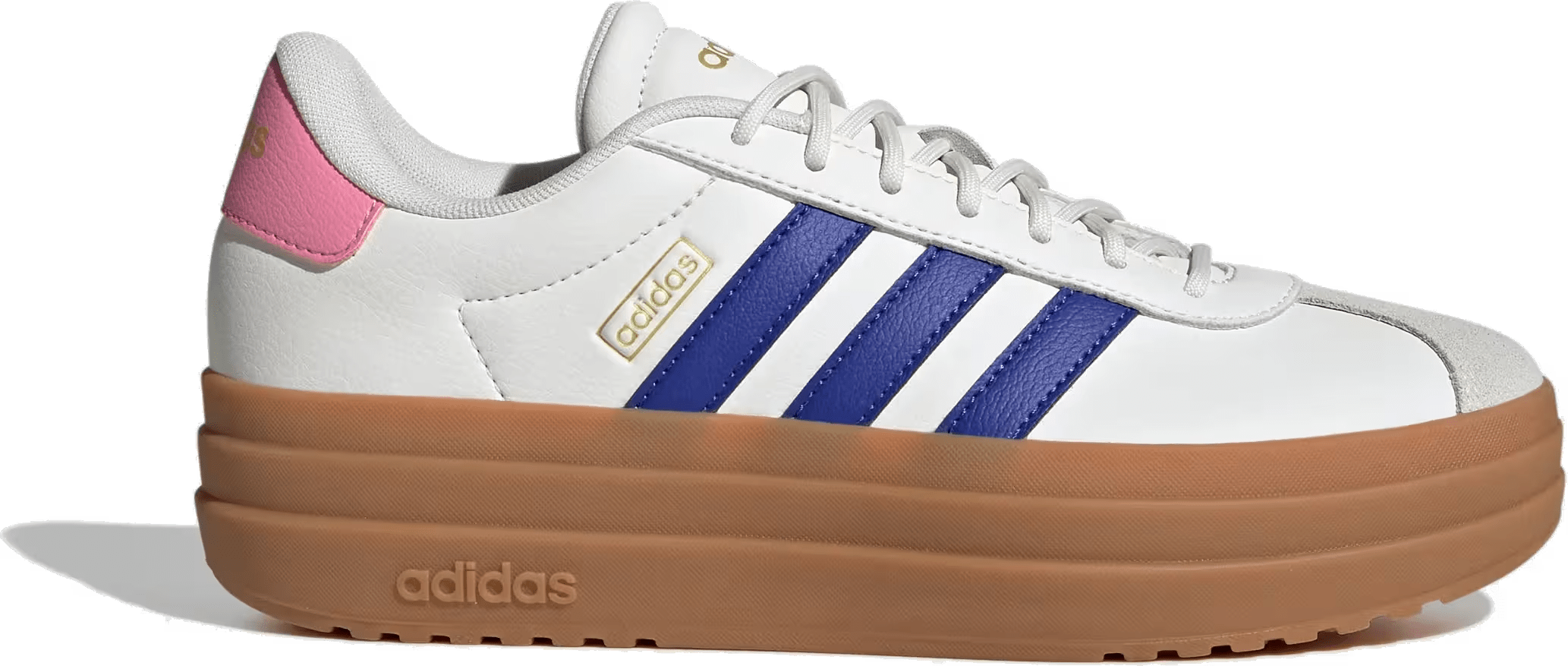 adidas VL Court Bold Core White Semi Lucid Blue Bliss Pink (Women's)