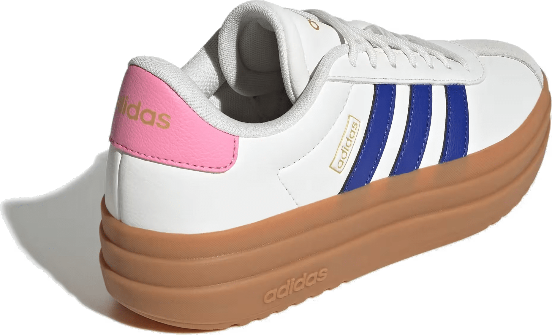 adidas VL Court Bold Core White Semi Lucid Blue Bliss Pink (Women's)