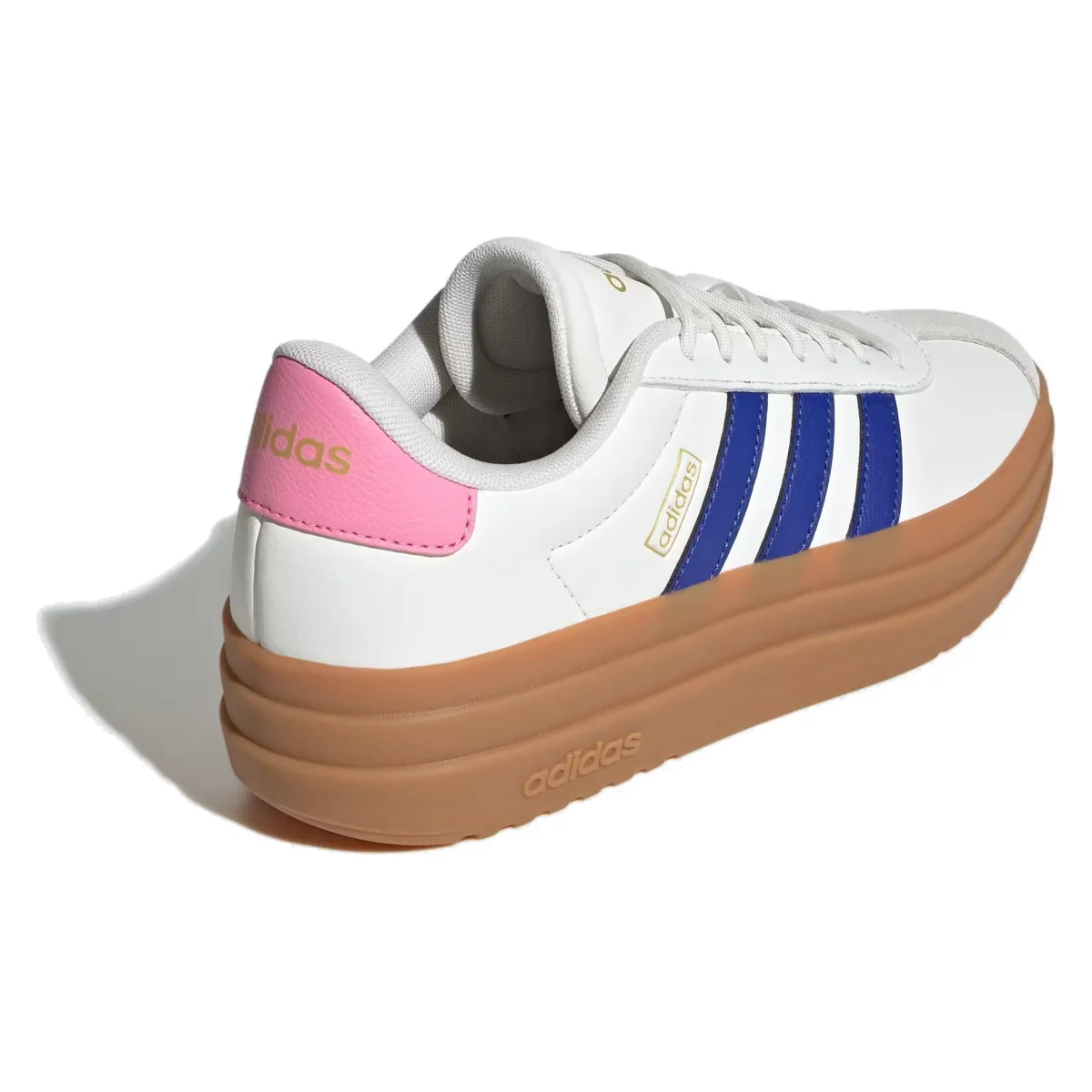 adidas VL Court Bold Core White Semi Lucid Blue Bliss Pink (Women's)