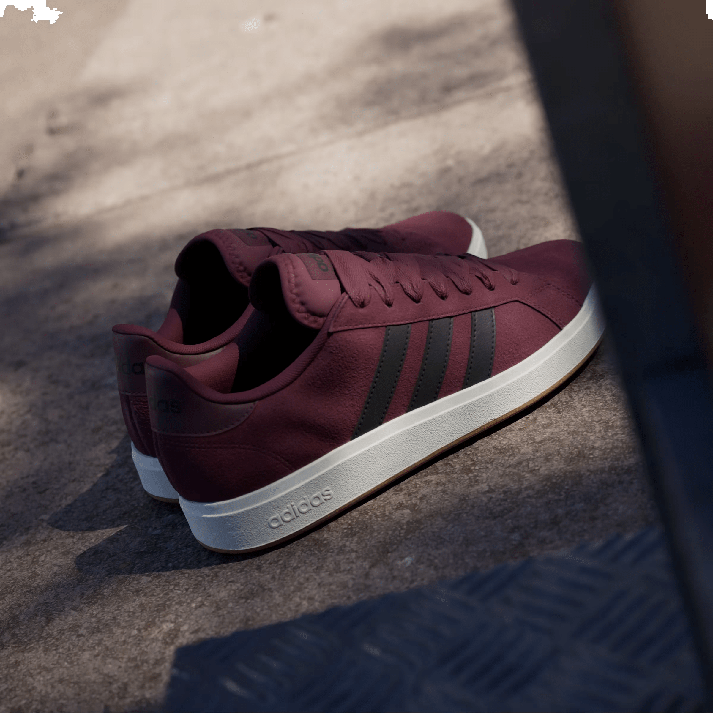 adidas Grand Court Base 00s Shadow Red Black Off White