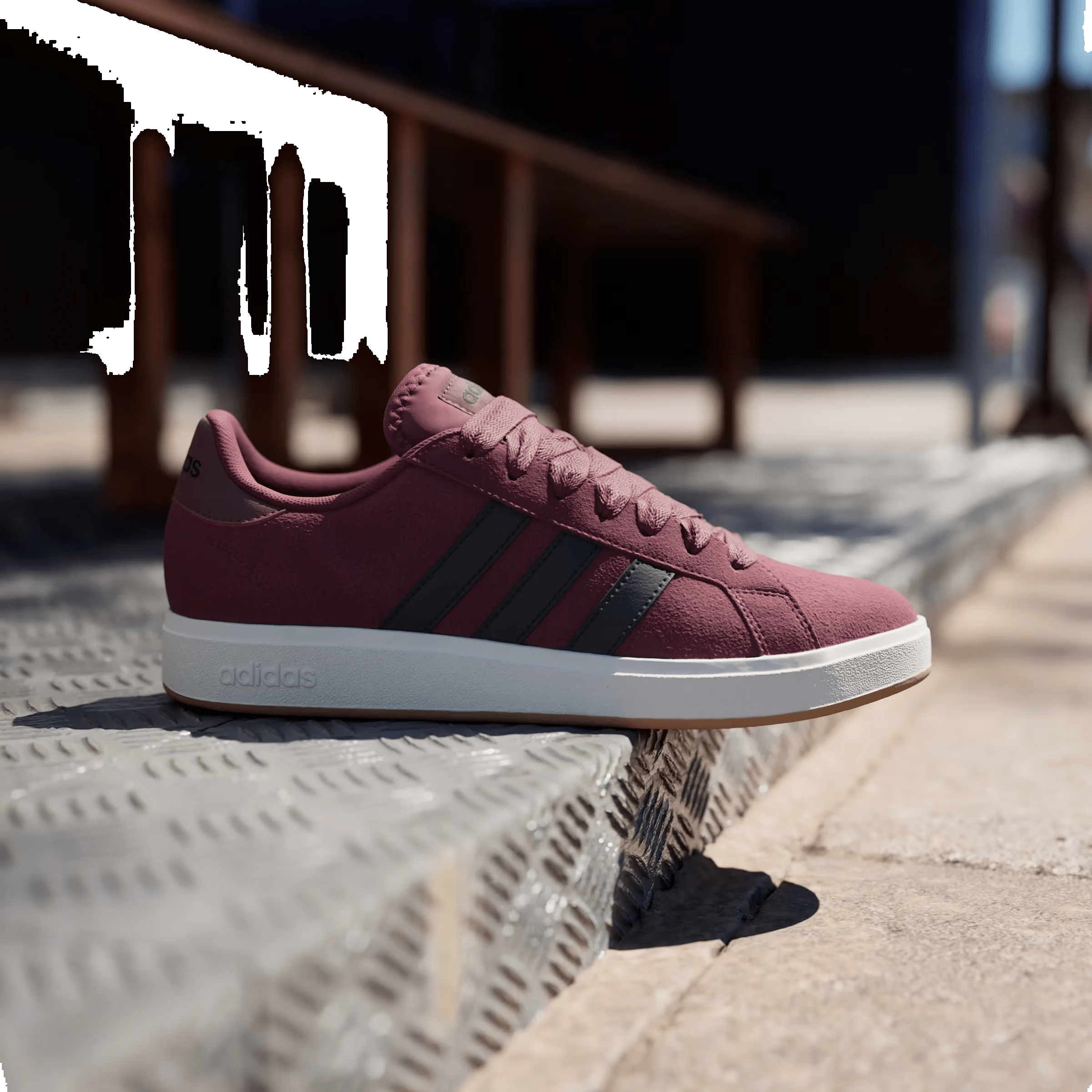 adidas Grand Court Base 00s Shadow Red Black Off White