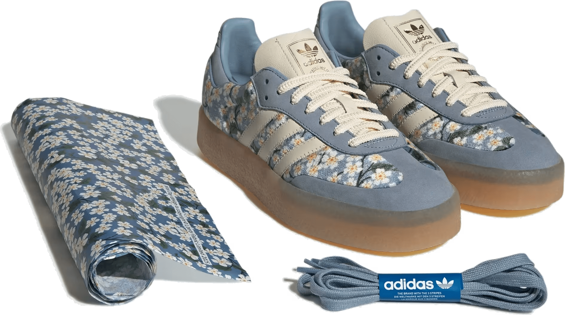 Liberty London x Adidas Sambae Wmns "Blue Floral"