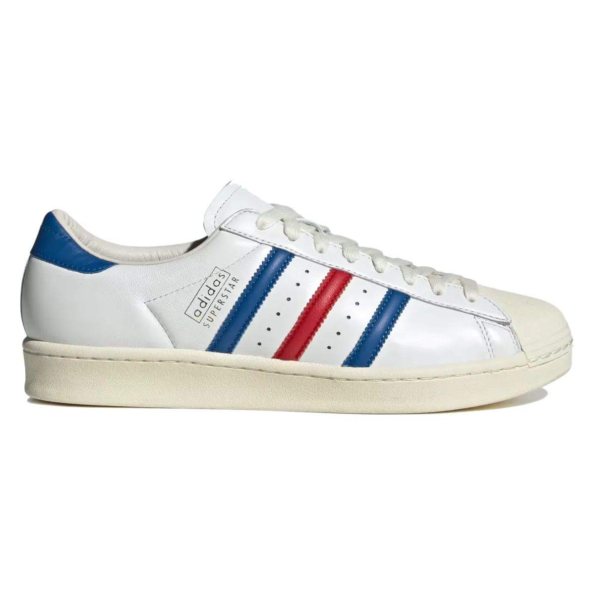 Adidas Superstar Vintage "White Blue Scarlet"