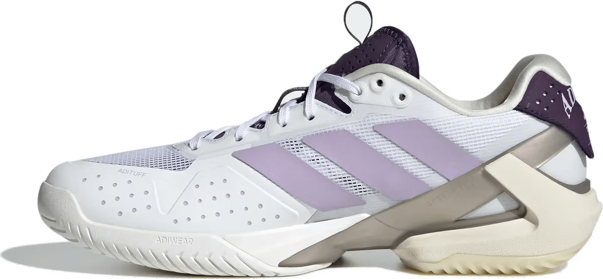 adidas Adizero Ubersonic 5 Cloud White Powder Plum Aurora Plum (Women's)