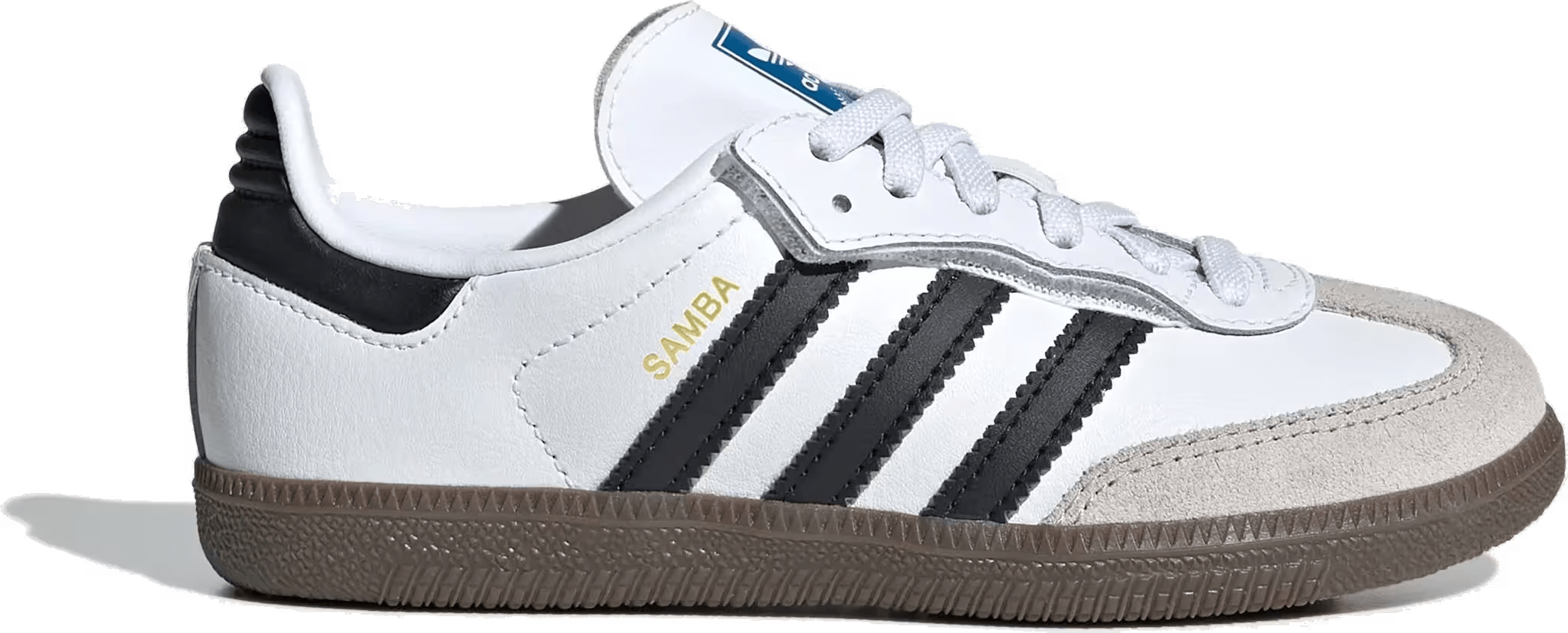 adidas Samba OG Comfort Closure Cloud White Core Black Gum (PS)