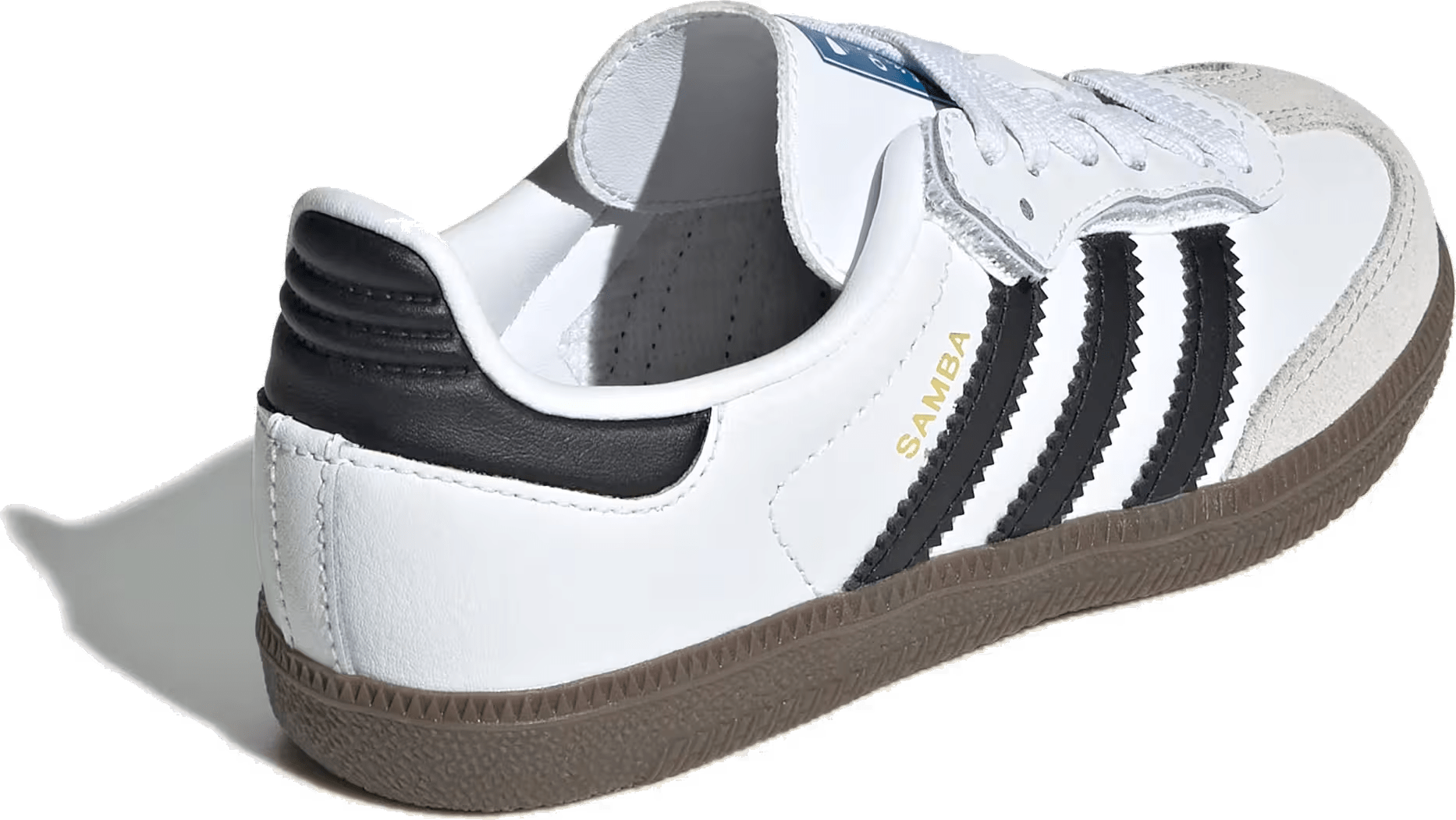 adidas Samba OG Comfort Closure Cloud White Core Black Gum (PS)