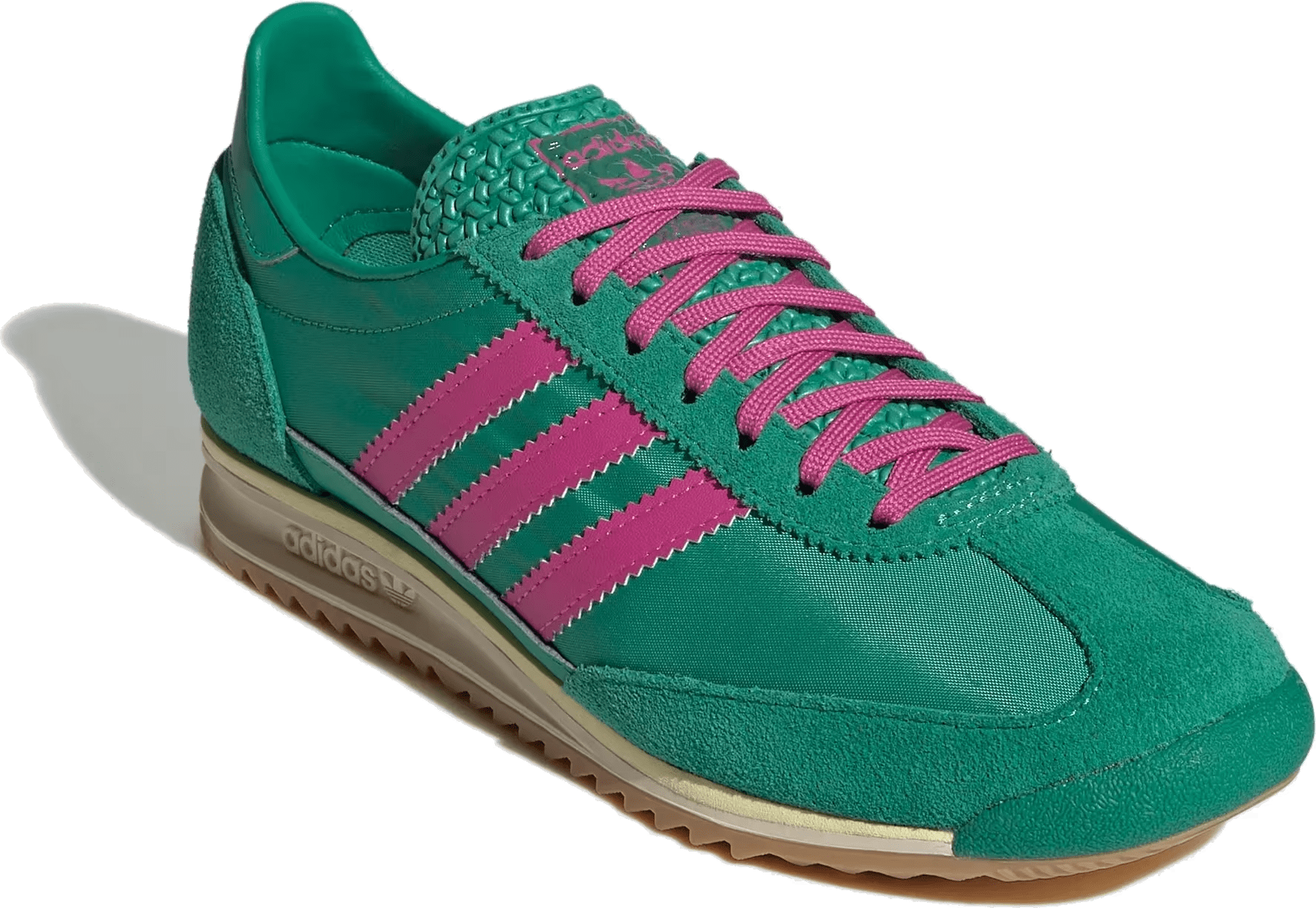 adidas SL 72 OG Semi Court Green Semi Lucid Fuchsia (Women's)