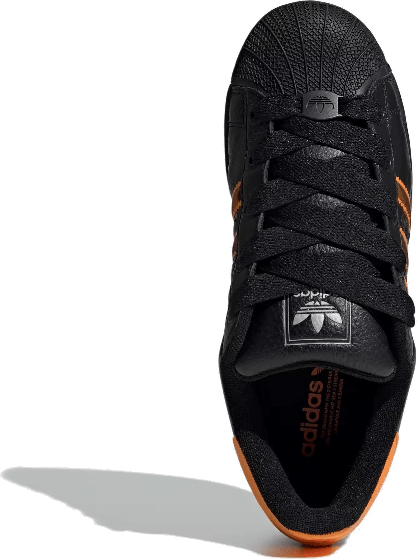 adidas Superstar II "Core Black Crew Orange Semi Impact Orange"