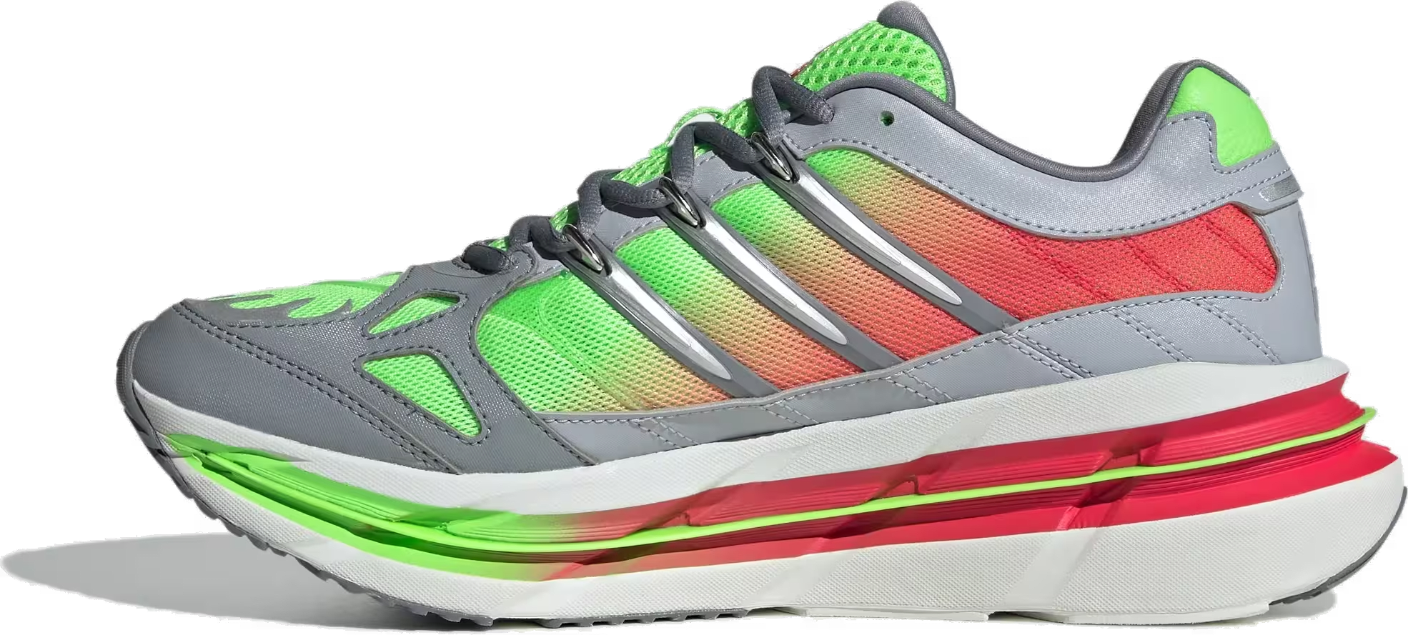 adidas Adistar HRMY Lime Grey Solar Red