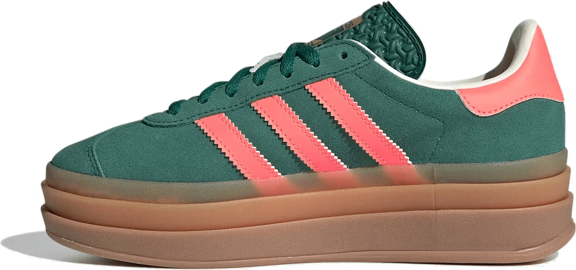 adidas Gazelle Bold Collegiate Green Signal Coral Cream White (GS)