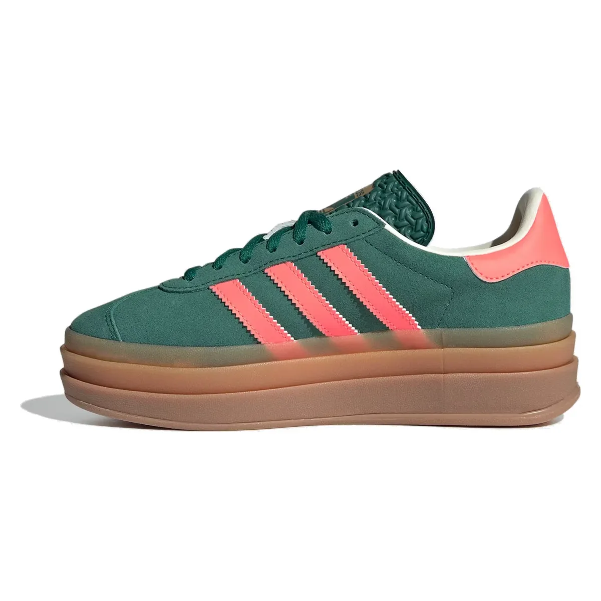 adidas Gazelle Bold Collegiate Green Signal Coral Cream White (GS)