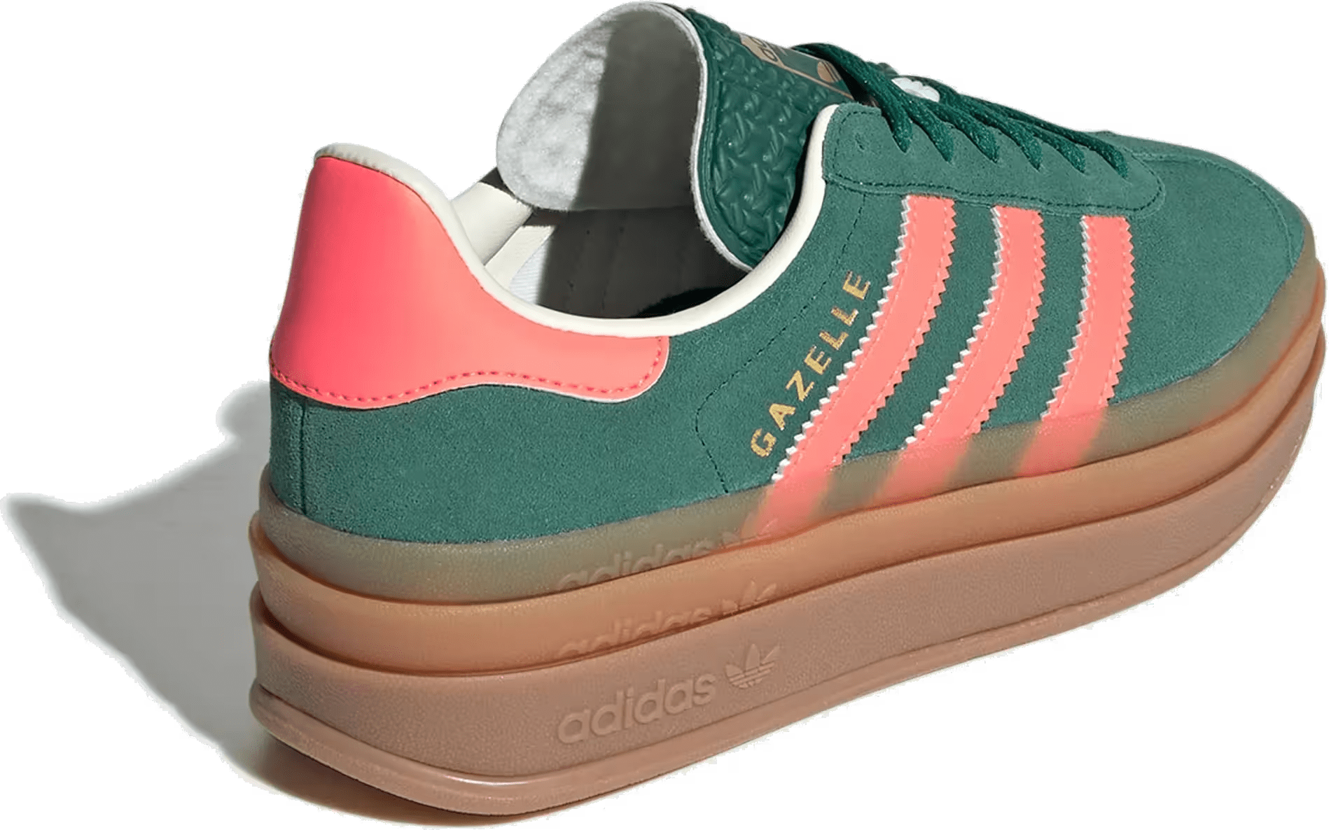 adidas Gazelle Bold Collegiate Green Signal Coral Cream White (GS)
