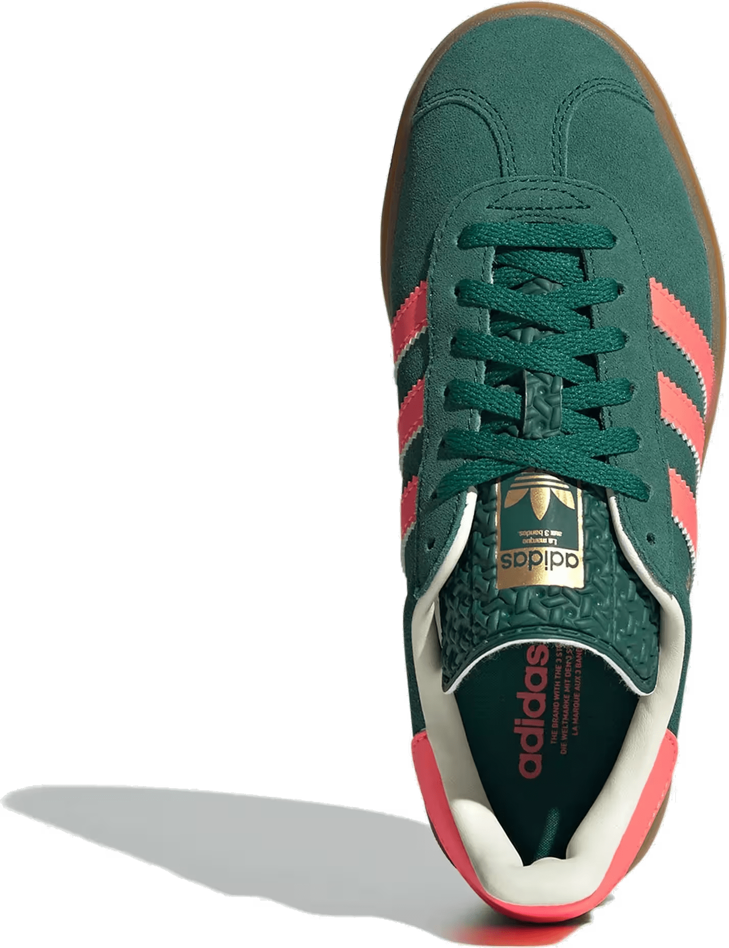 adidas Gazelle Bold Collegiate Green Signal Coral Cream White (GS)