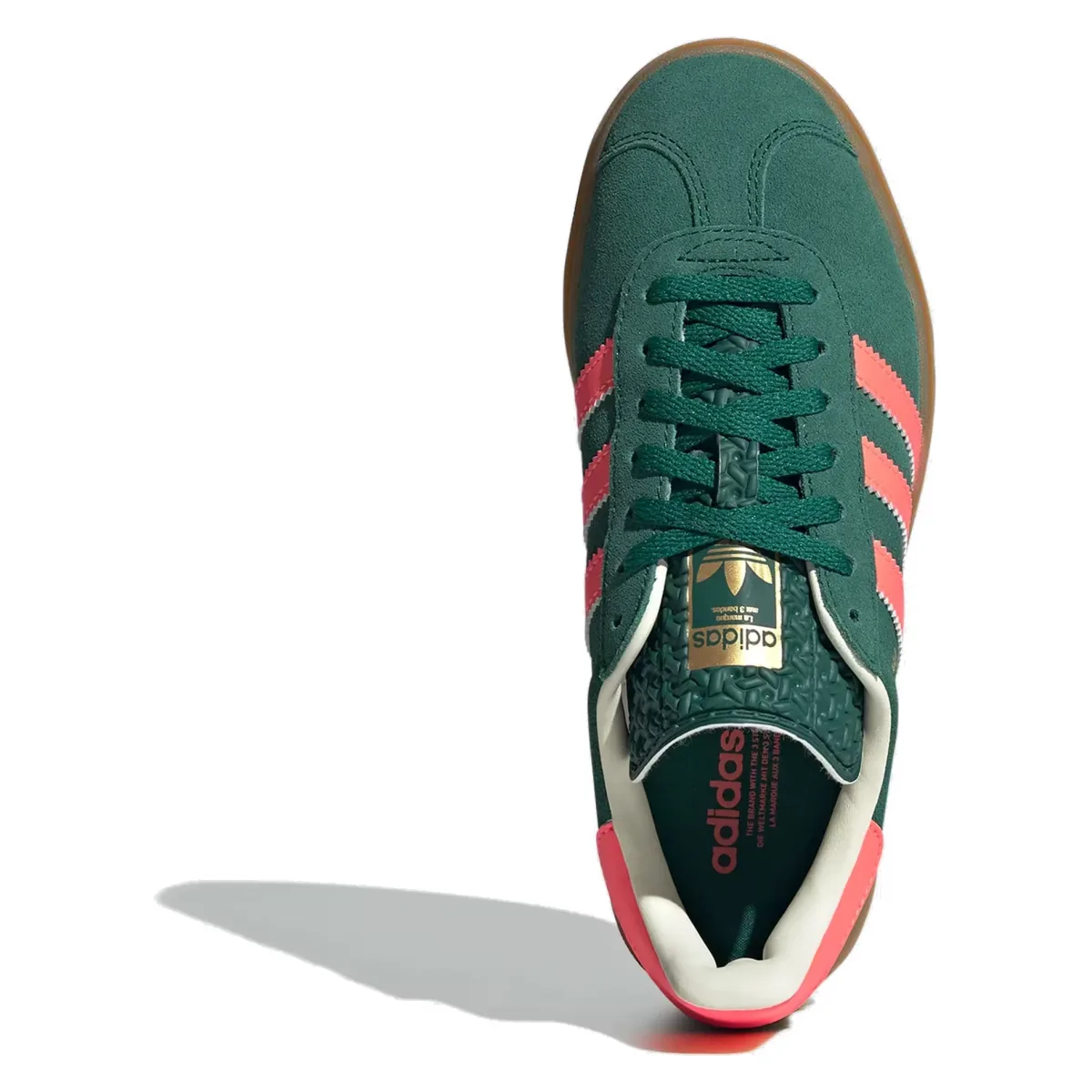 adidas Gazelle Bold Collegiate Green Signal Coral Cream White (GS)