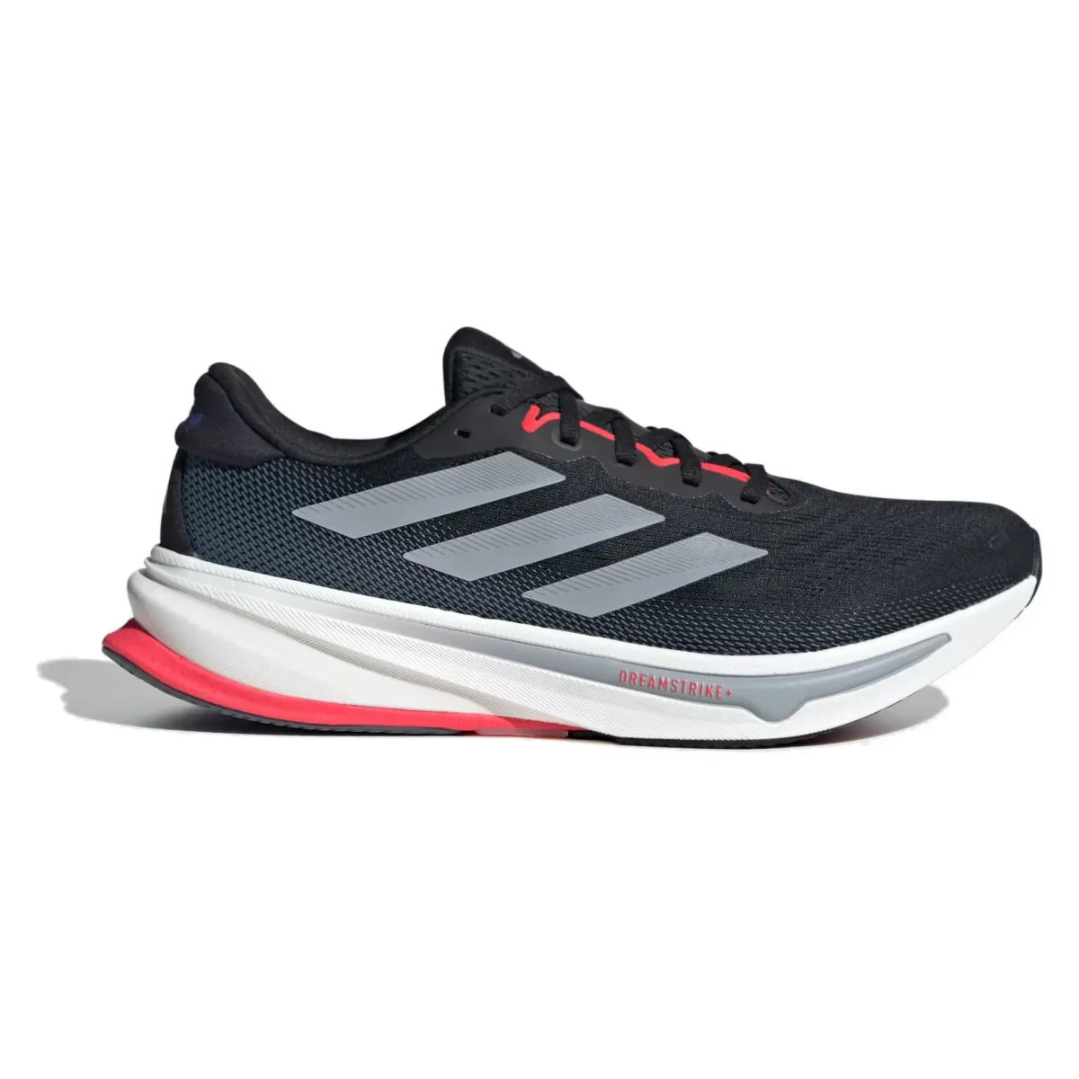 adidas Supernova Rise 2 Core Black Halo Silver Lucid Red