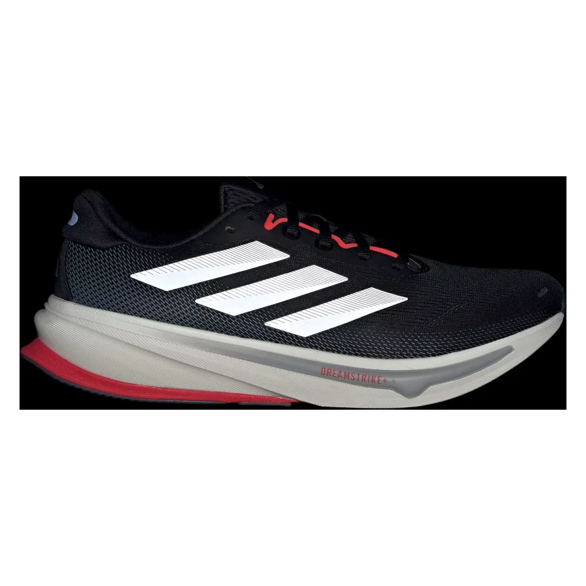 adidas Supernova Rise 2 Core Black Halo Silver Lucid Red