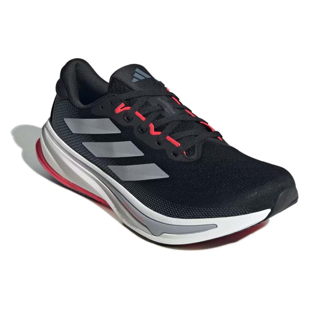 adidas Supernova Rise 2 Core Black Halo Silver Lucid Red