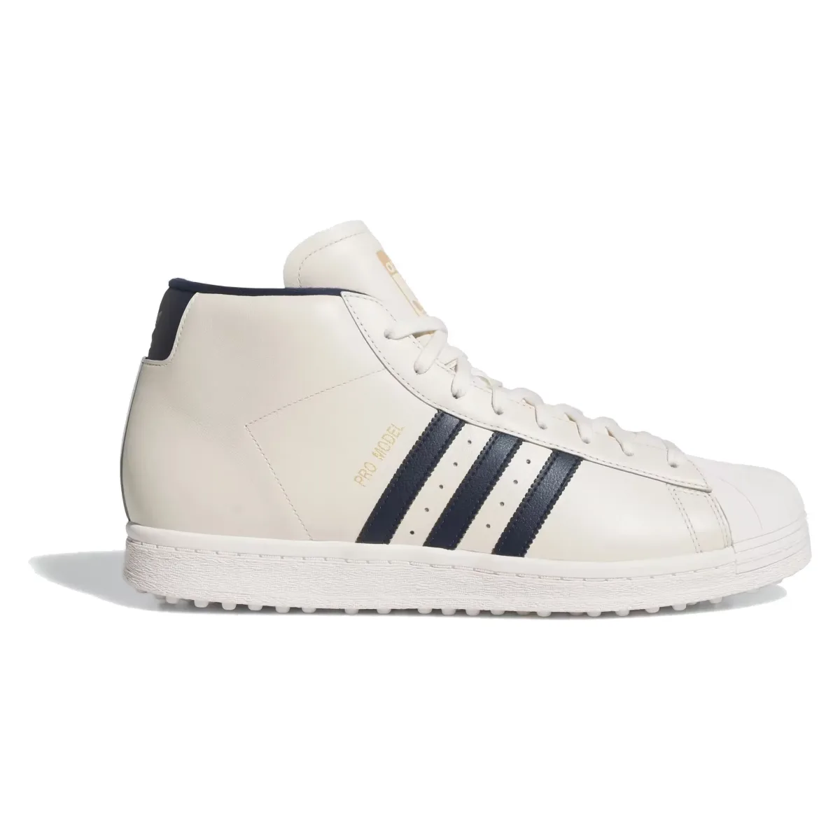 adidas Pro Model Midcut Spikeless Golf Chalk White Night Indigo