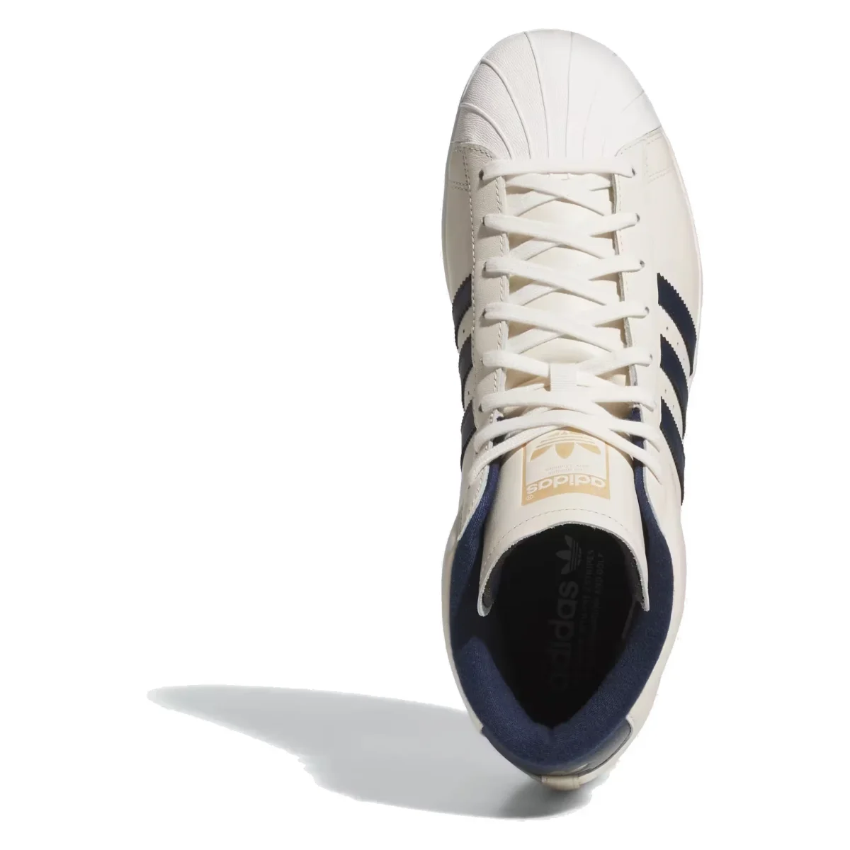 adidas Pro Model Midcut Spikeless Golf Chalk White Night Indigo
