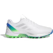 adidas Adizero ZG Spikeless Golf Cloud White Silver Metallic Lime Burst