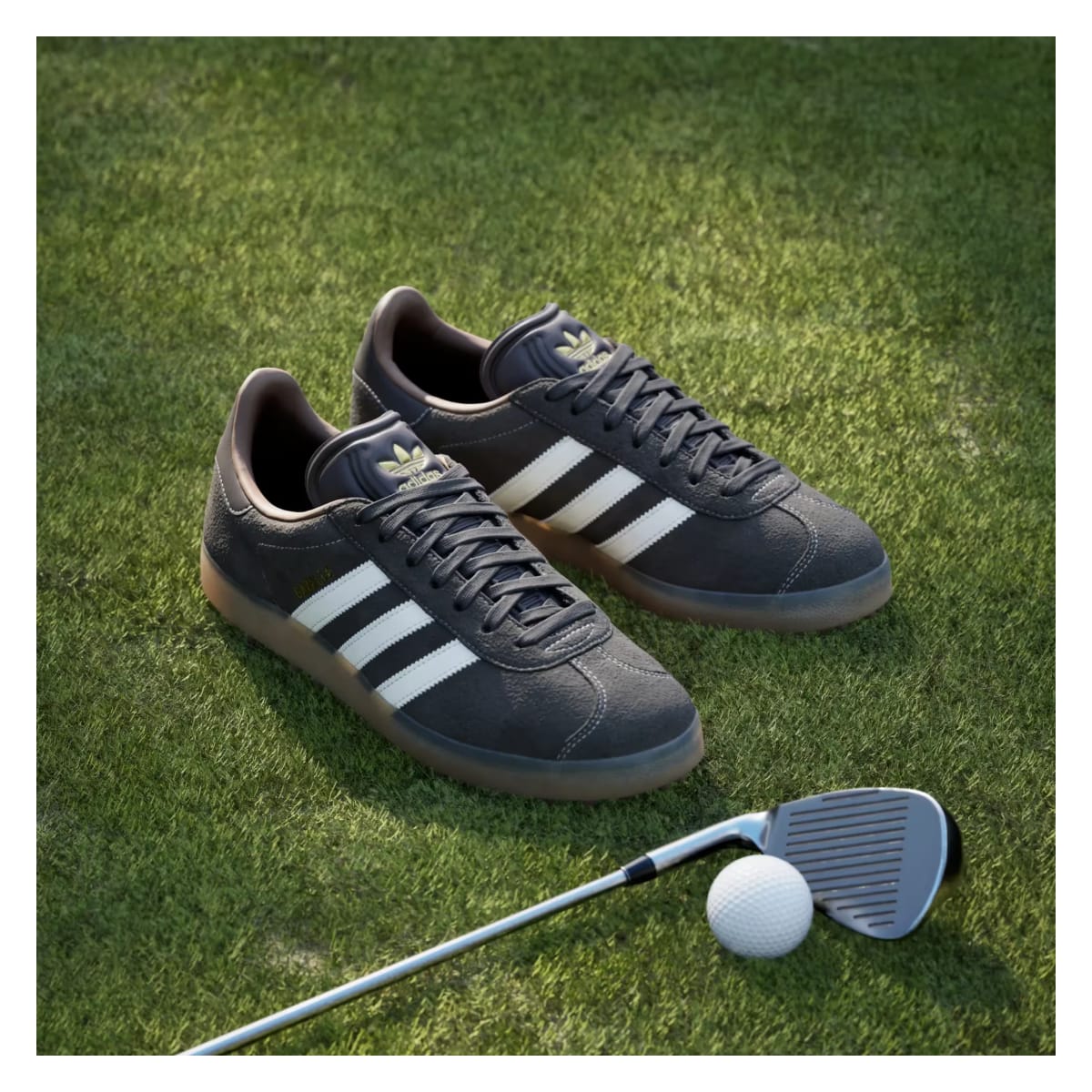 Adidas Gazelle Spikeless Golf "Dark Brown"