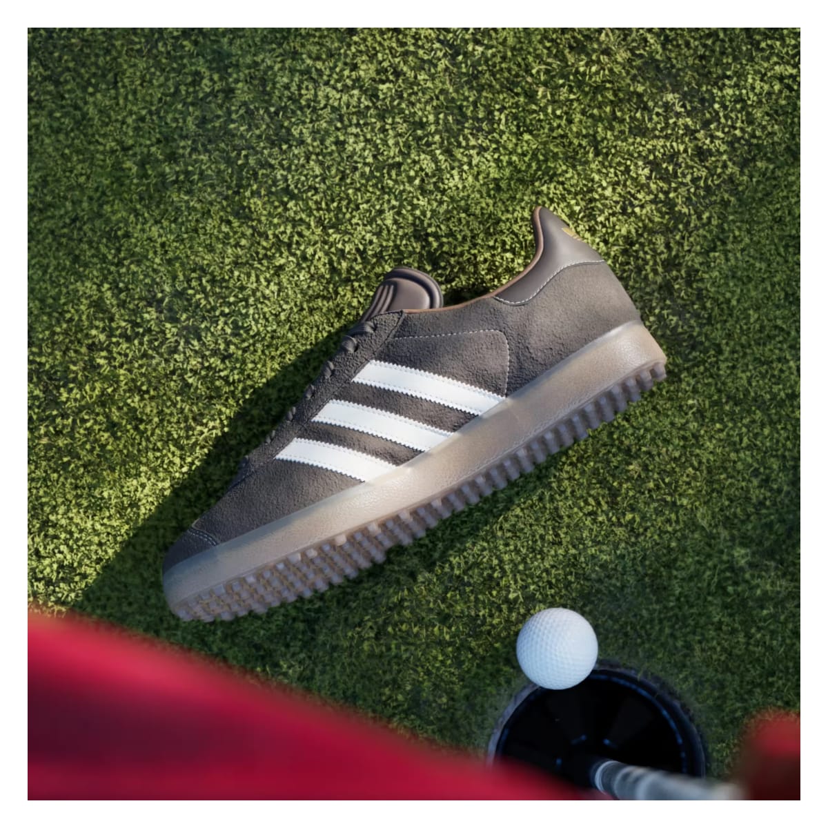 Adidas Gazelle Spikeless Golf "Dark Brown"