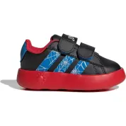 adidas Grand Court Spider-Man Core Black Bright Blue Pure Ruby (TD)