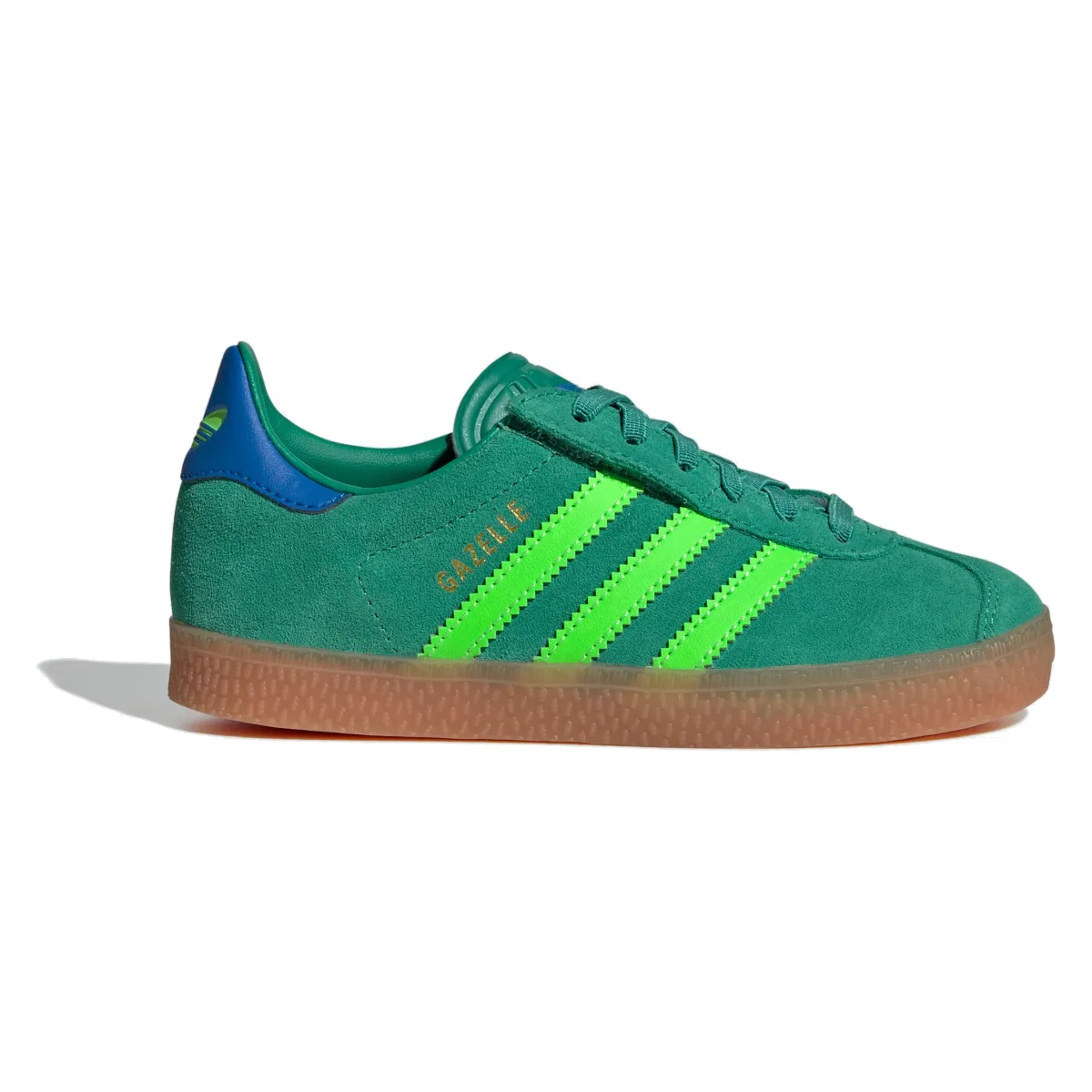 adidas Gazelle Comfort Closure Semi Court Green Solar Green Blue Bird (PS)
