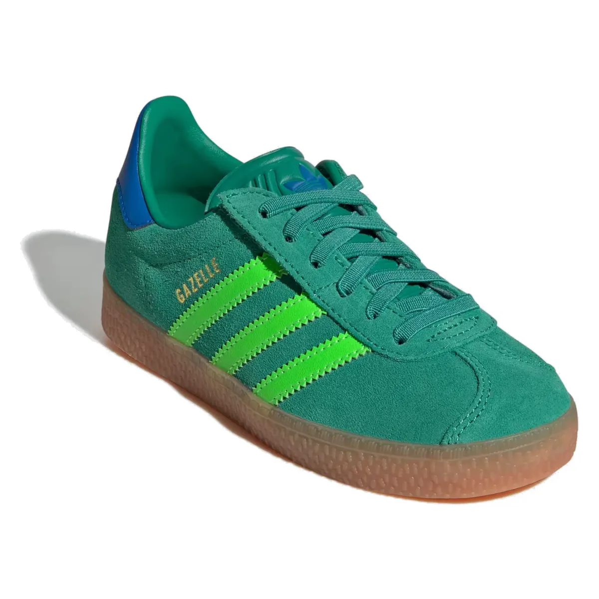 adidas Gazelle Comfort Closure Semi Court Green Solar Green Blue Bird (PS)