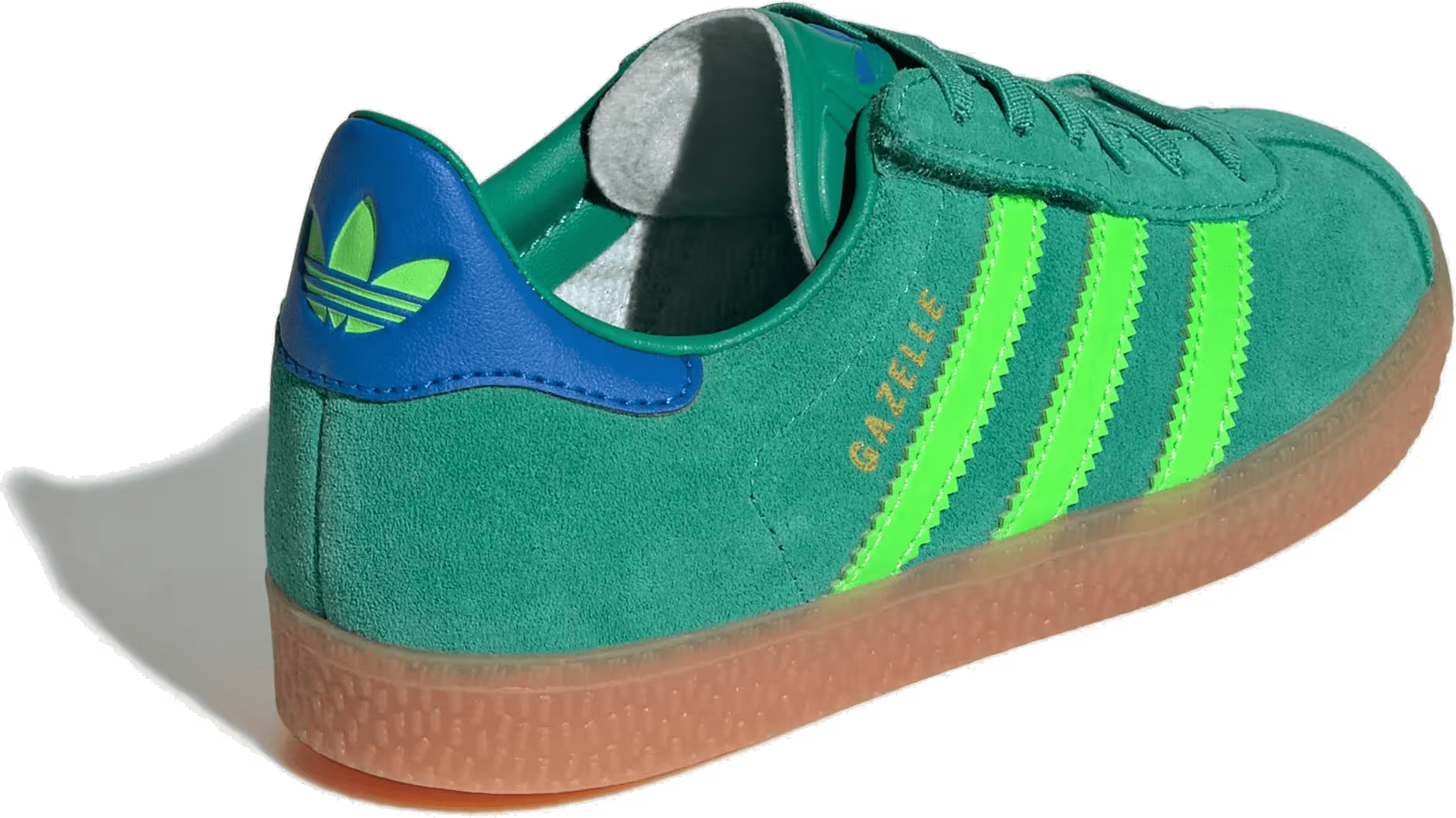 adidas Gazelle Comfort Closure Semi Court Green Solar Green Blue Bird (PS)
