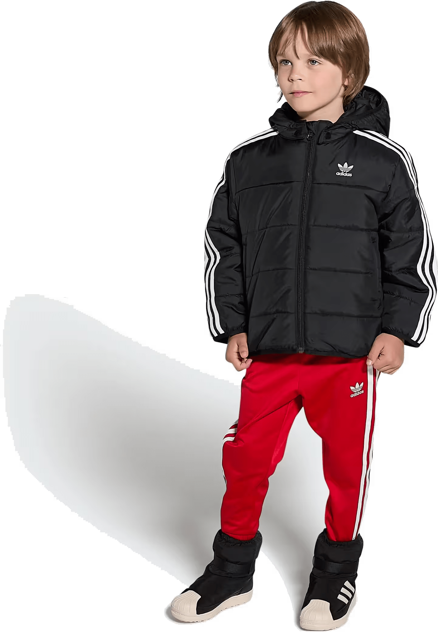 adidas Superstar 360 Winterized Boot Black Wonder White Carbon (PS)