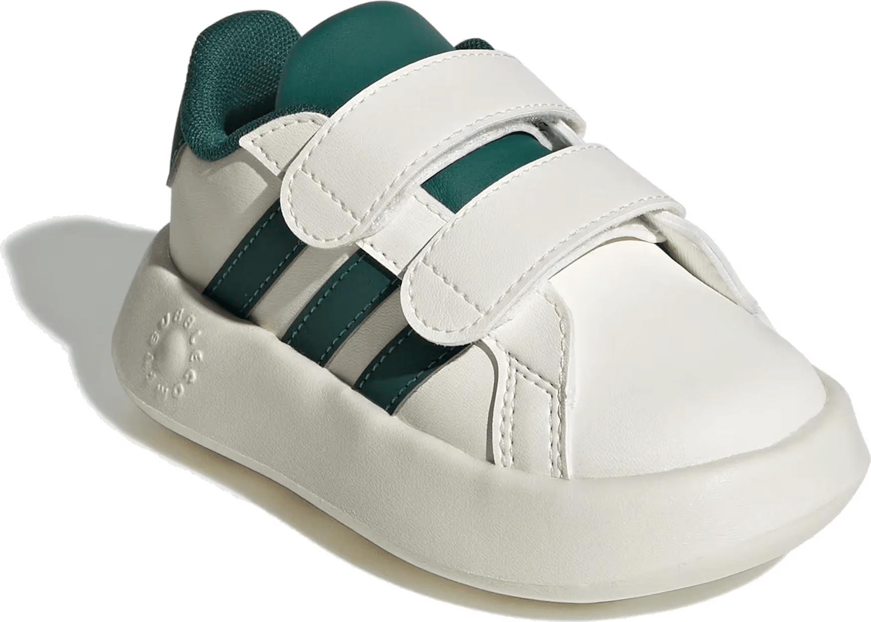 adidas Grand Court 2.0 Off White Collegiate Green Core Black (TD)