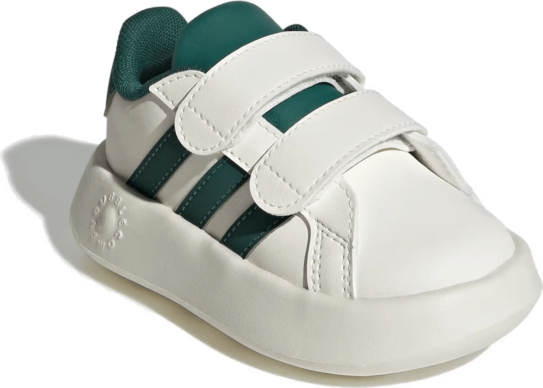 adidas Grand Court 2.0 Off White Collegiate Green Core Black (TD)