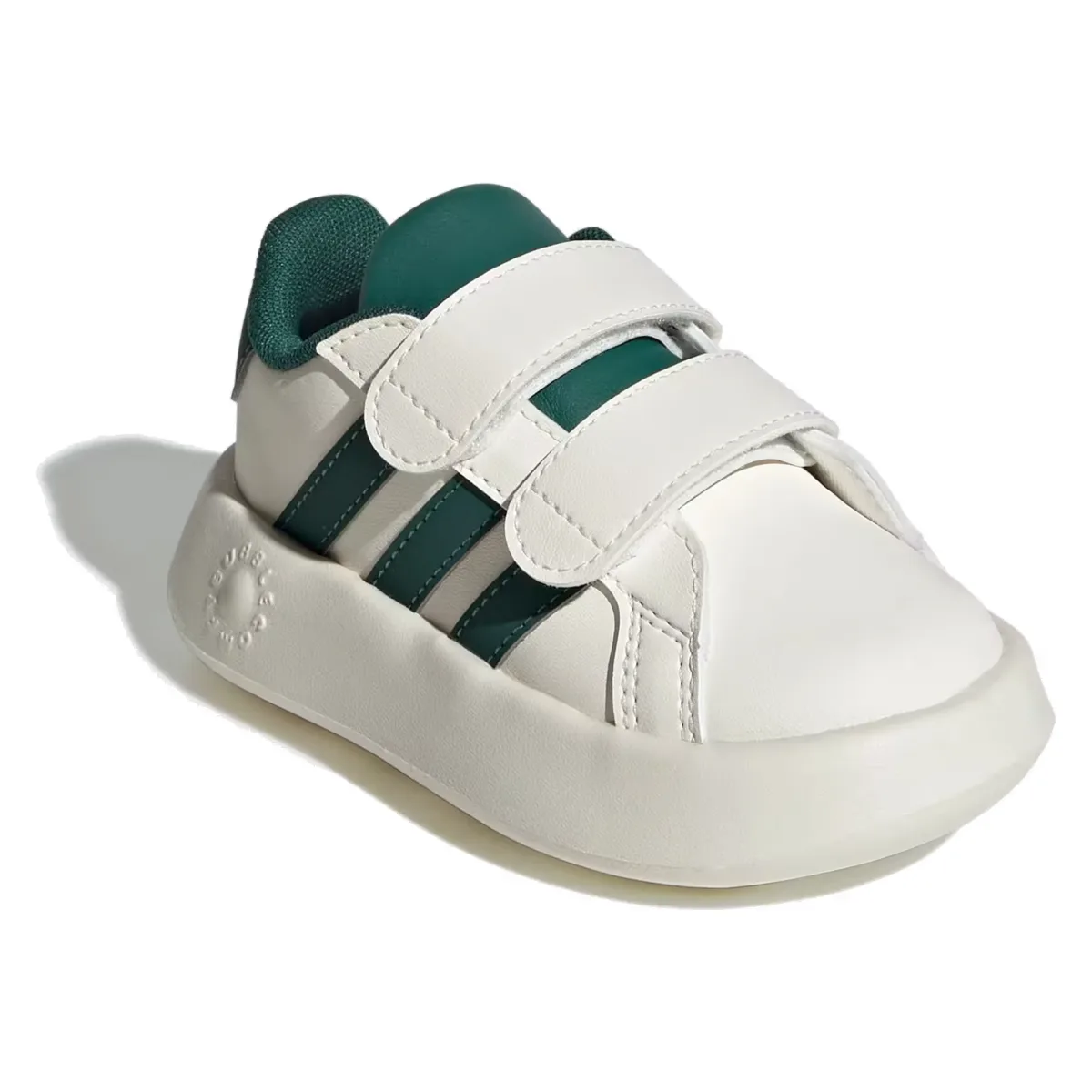 adidas Grand Court 2.0 Off White Collegiate Green Core Black (TD)