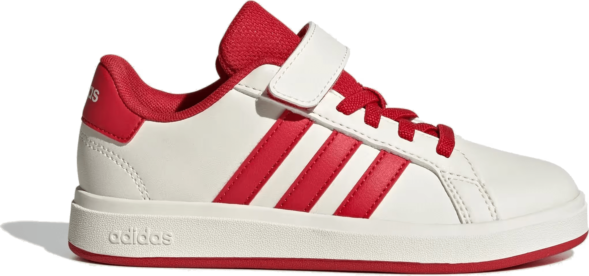 adidas Grand Court 2.0 Off White Collegiate Red Core Black (PS)