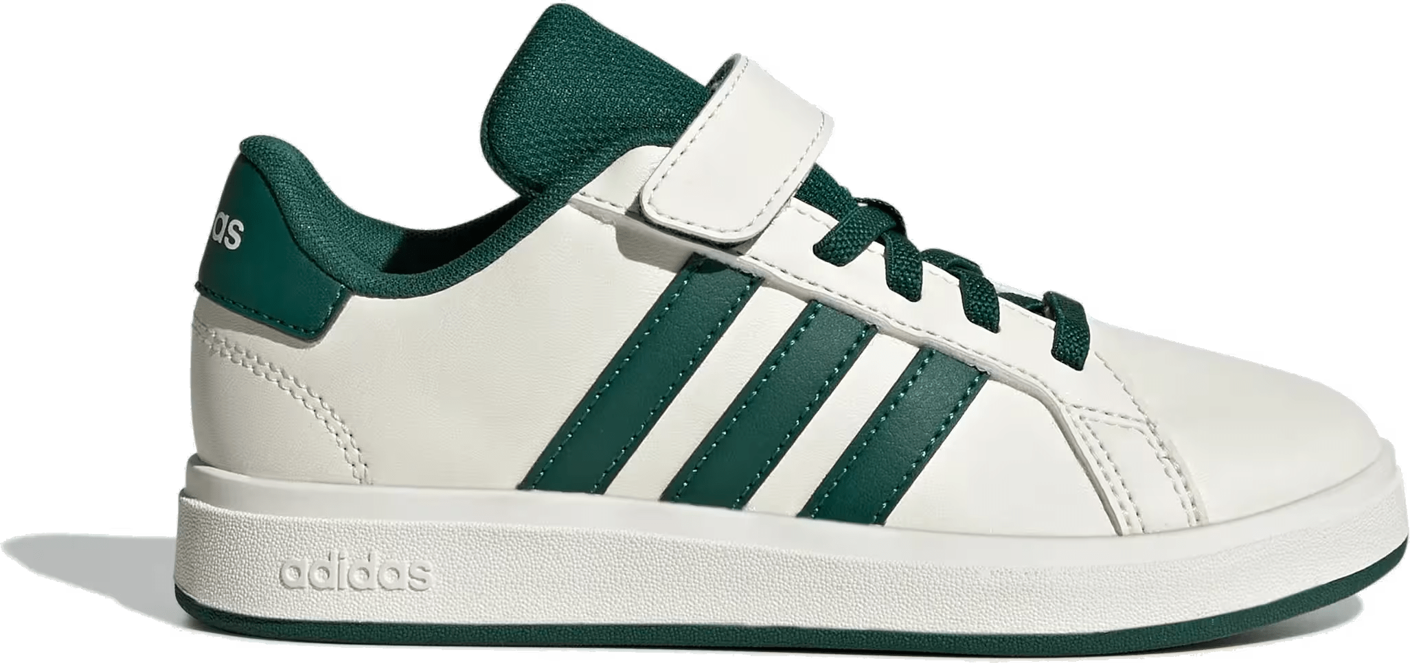 adidas Grand Court 2.0 Off White Collegiate Green Core Black (PS)