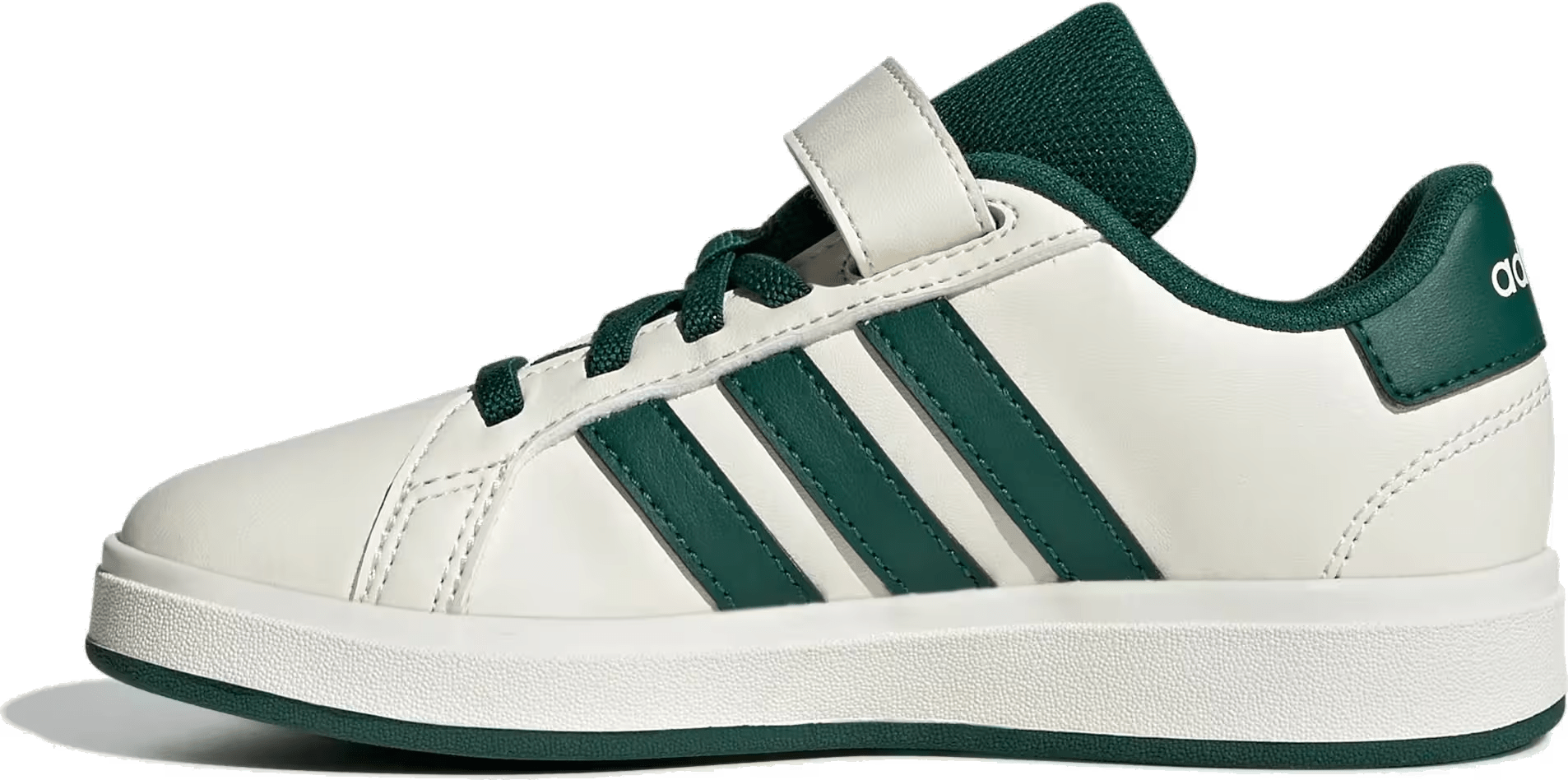 adidas Grand Court 2.0 Off White Collegiate Green Core Black (PS)