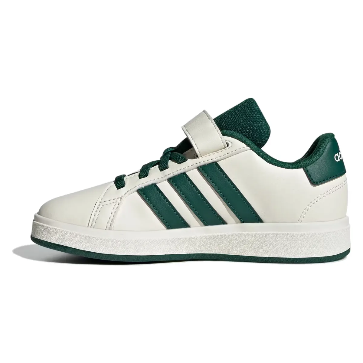 adidas Grand Court 2.0 Off White Collegiate Green Core Black (PS)