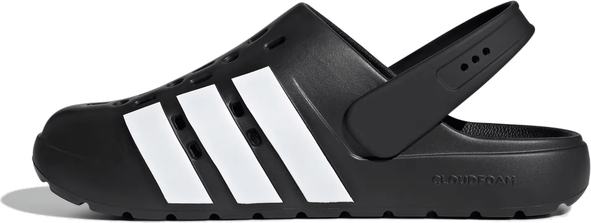 adidas Adilette Clog 2.0 Core Black Cloud White