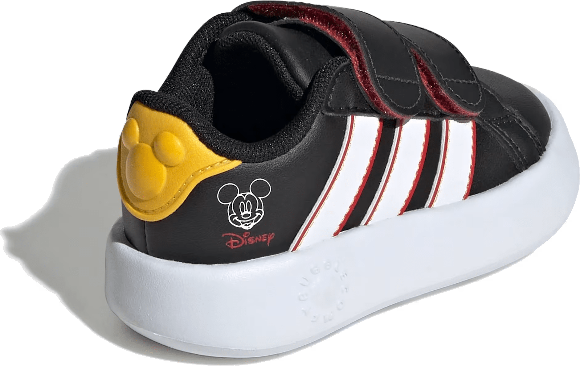adidas Grand Court Disney Mickey Mouse Core Black Cloud White Collegiate Red (TD)