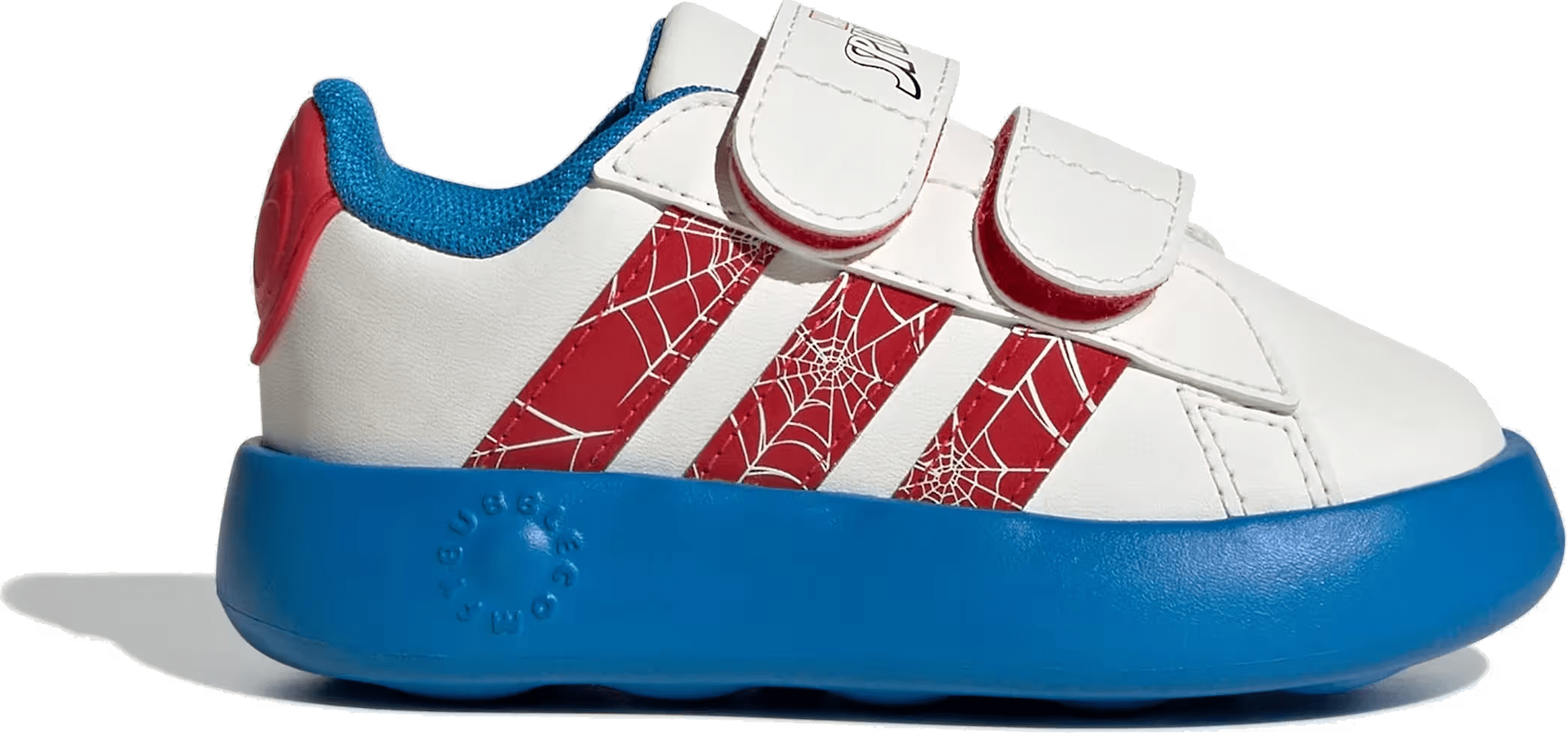 adidas Grand Court Spider-Man Cloud White Pure Ruby Bright Blue (TD)