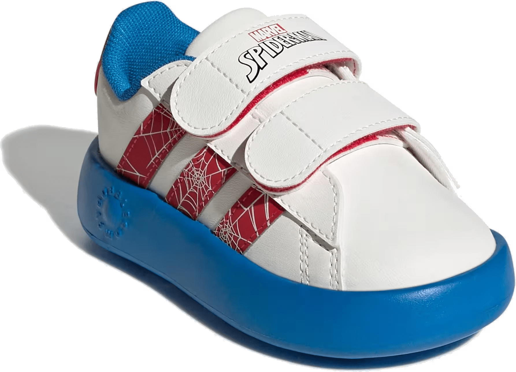 adidas Grand Court Spider-Man Cloud White Pure Ruby Bright Blue (TD)