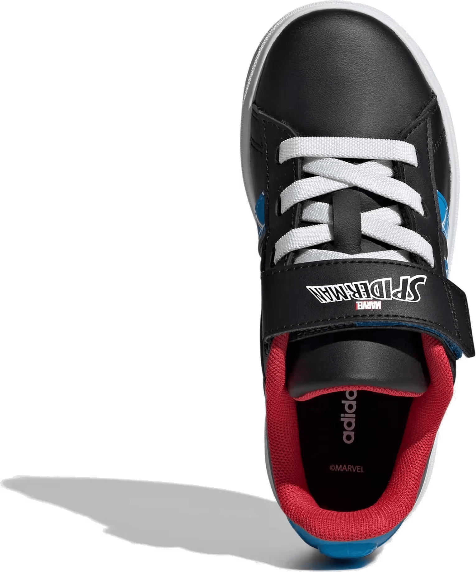 adidas Grand Court Spider-Man Core Black Bright Blue Pure Ruby (GS)