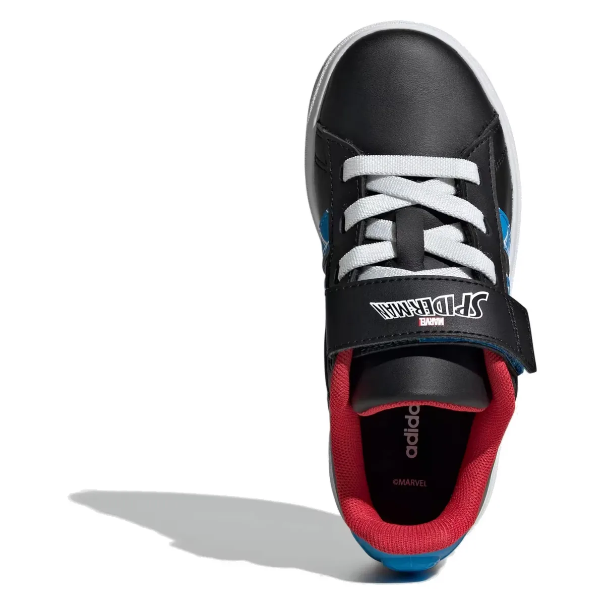 adidas Grand Court Spider-Man Core Black Bright Blue Pure Ruby (GS)