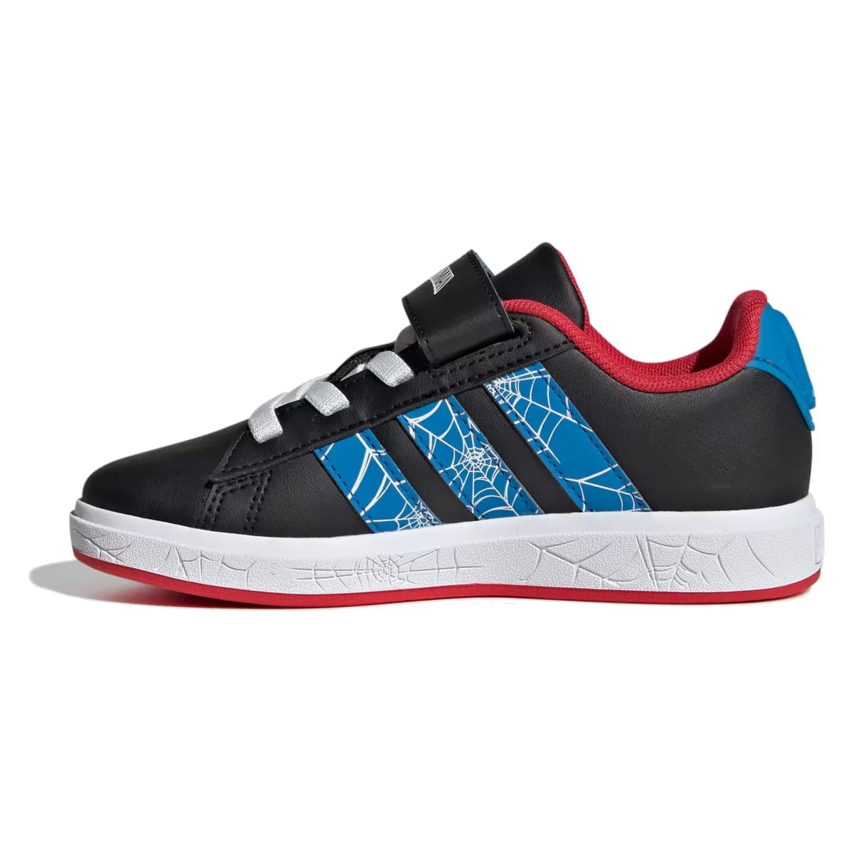 adidas Grand Court Spider-Man Core Black Bright Blue Pure Ruby (GS)