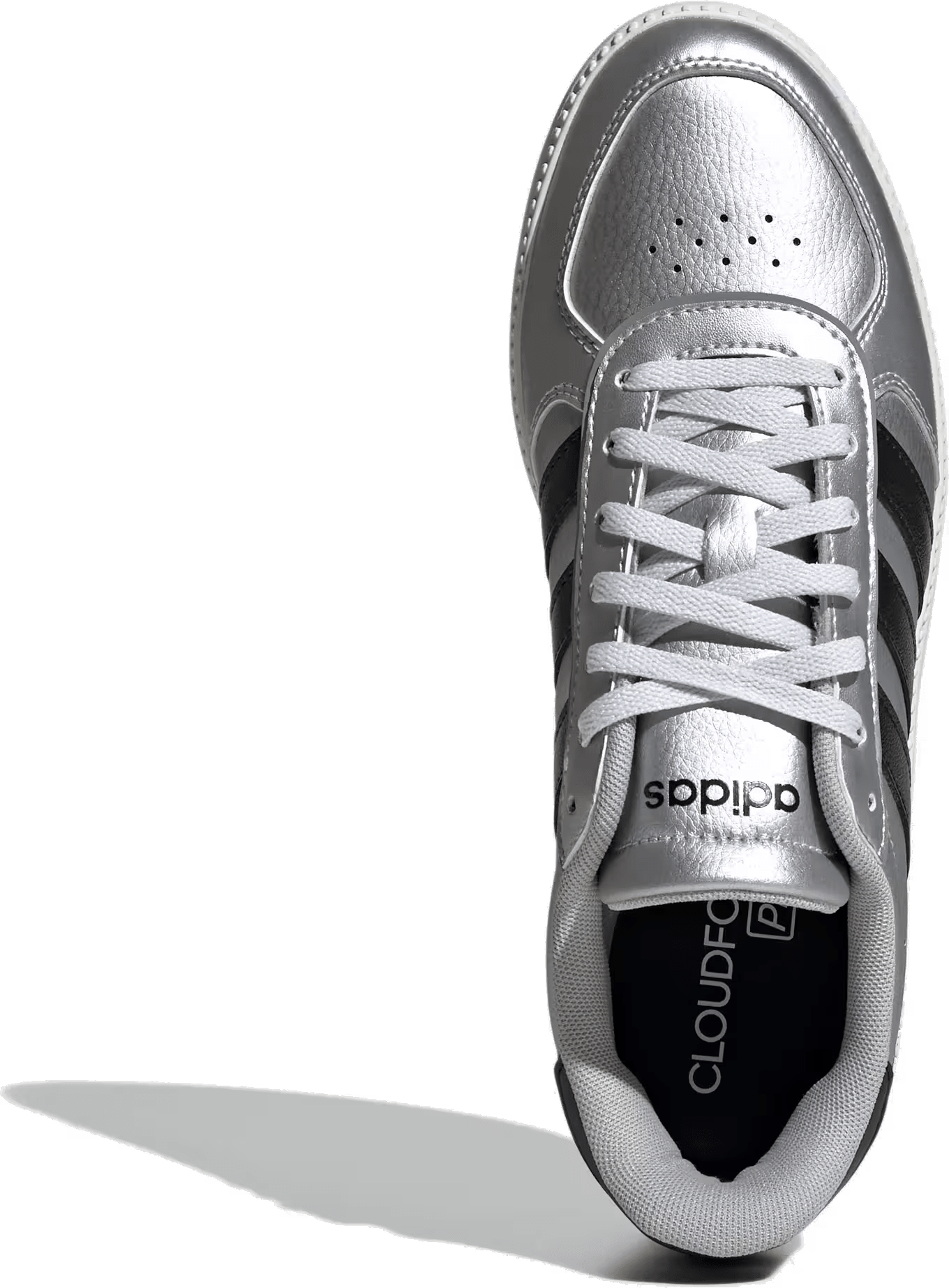 adidas Breaknet Sleek Matte Silver Core Black Off White (Women's)