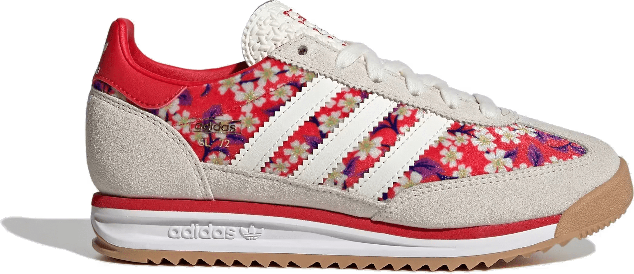 adidas SL 72 RS GS "Liberty London Floral Off White Red"